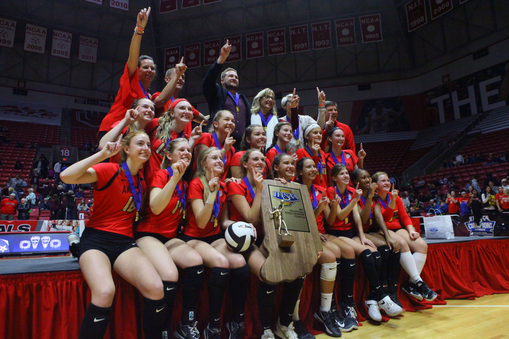 Gallery: Volleyball Class 2A State Finals - Andrean vs. Christian Academy of Indiana